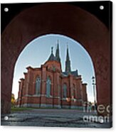 Uppsala Cathedral's East Side Acrylic Print