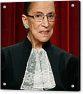 U.s. Supreme Court Justices Pose For Group Photo Acrylic Print