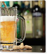 Usa, Illinois, Metamora, Pouring Lager Acrylic Print