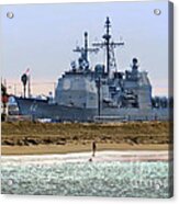 Uss Chancellorsville Cg-62 Acrylic Print