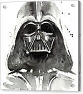 Darth Vader Watercolor Acrylic Print