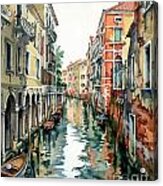 Venetian Canal Vii Acrylic Print