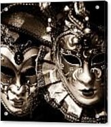 Venetian Masks Acrylic Print