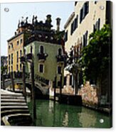Venice Canal Summer In Italy Acrylic Print