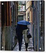 Venice In The Rain Acrylic Print