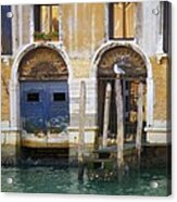 Venice Italy Double Boat Room Acrylic Print