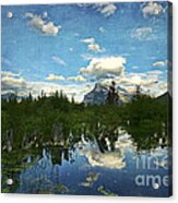 Vermillion Lakes Banff National Park Acrylic Print