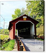 Vermont Covered Bridge Acrylic Print