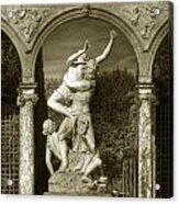 Versailles Colonnade And Sculpture Acrylic Print