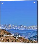 View From Mussorie Road - Himalayas India Acrylic Print
