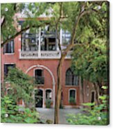 View Of Apartment And Courtyard Acrylic Print
