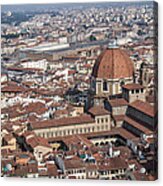 View Of Florence From Brunelleschi's Dome Acrylic Print