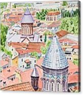 View Of Tbilisi-republic Of Georgia Acrylic Print