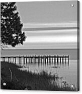 View Of The Old Dock Acrylic Print