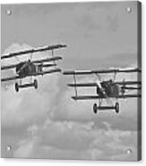 Vintage Fokker Triplane Acrylic Print