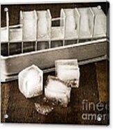 Vintage Ice Cubes Acrylic Print