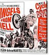 Vintage Motorcycle Movie Posters Acrylic Print