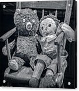 Vintage Raggedy Ann And Teddy Bear Acrylic Print