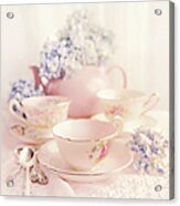 Vintage Teacups Acrylic Print