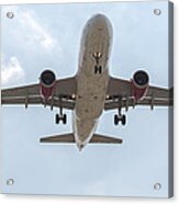 Virgin America Airbus 319 Acrylic Print