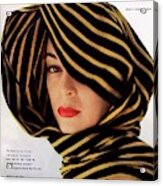 Vogue Cover Of Jean Patchett Acrylic Print