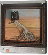Vulture On Stump Acrylic Print
