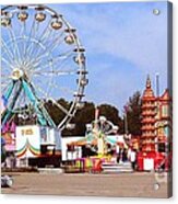 Warren County A And L Fair Midway Acrylic Print