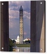 Washington Monument And Capitol 2 Acrylic Print