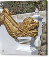 Wat Chedi Liem Phra Ubosot Gate Makara Dthcm0836 Acrylic Print