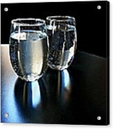 Water Glasses Acrylic Print