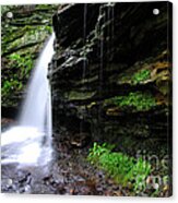 Waterfall Webster County West Virginia Acrylic Print