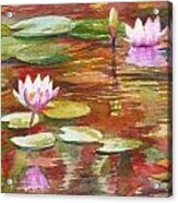 Waterlilies Acrylic Print