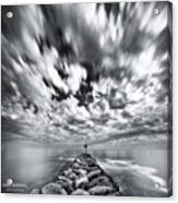We Have Had Lots Of High Clouds And Acrylic Print