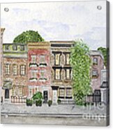 West 11th St In Greenwich Village Acrylic Print