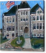 West Hill School In Canajoharie New York Acrylic Print