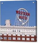 Western Auto Building Of Kansas City Missouri Acrylic Print