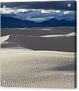 White Sands And San Andres Mountains Acrylic Print