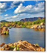 Wichita Mountains Acrylic Print