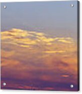 Wide Sunset Panorama Acrylic Print