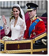 William And Kate Royal Wedding Acrylic Print