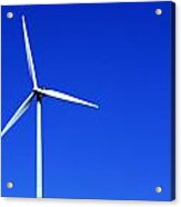 Wind Powered Electric Turbine Acrylic Print