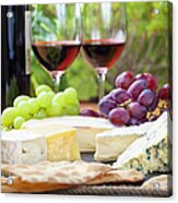 Wine And Cheese Platter Acrylic Print