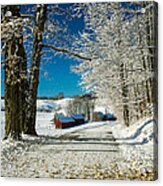 Winter In Vermont Acrylic Print
