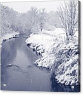Winter River Acrylic Print