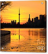 Winter Sunset 2012 Acrylic Print