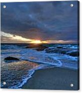 Winter Sunset Aliso Creek Beach Acrylic Print