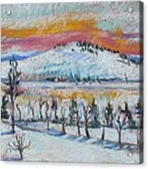 Winter View From Kripalu Acrylic Print