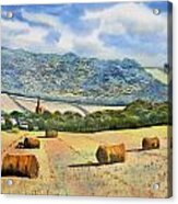 Winteringham From High Mowgate Acrylic Print