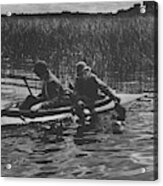 Women Duck Hunting In Chesapeake Acrylic Print