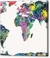 World Map Acrylic Print